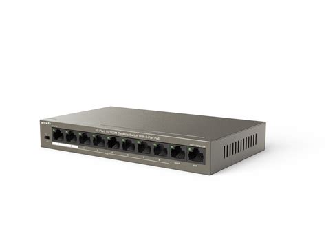 Tenda 10 Port 10 100M Desktop Switch With 8 Port PoE Tech Co Za