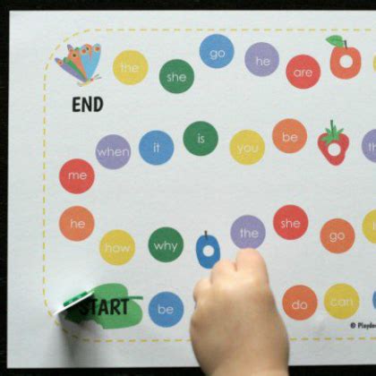 25 Super Fun Sight Word Games Playdough To Plato