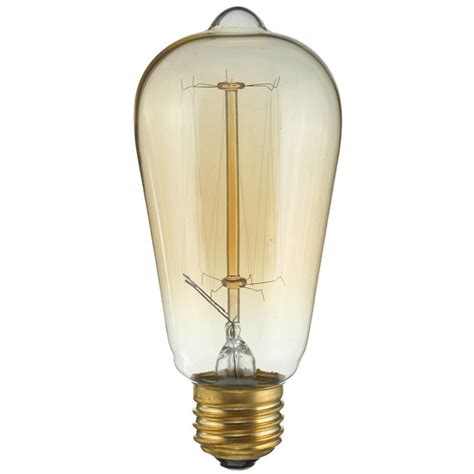 40w E27 St58 Edison Bulb Antique Filament Lamp Retro Vintage Light 220v