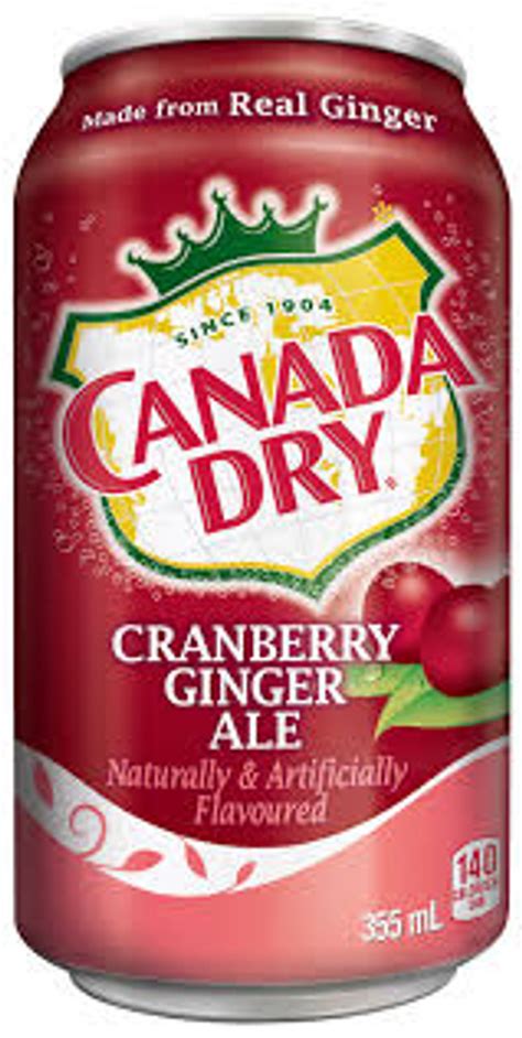 Canada Dry Cranberry Ginger Ale Can 355ml | USA Candy Factory