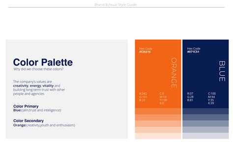 brand visualstyle guide  behance