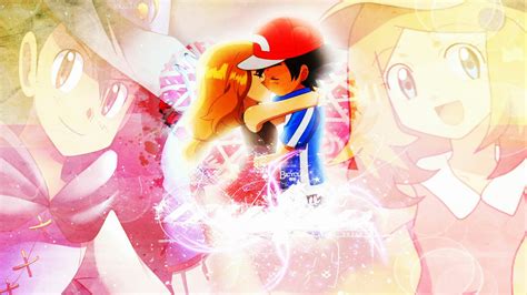 Satosere Amourshipping Pokemon Anime Pokemon Ash And Serena