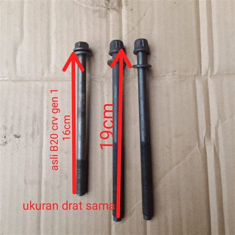 Jual Baut Bolt Cylinder Silinder Head Deksel Honda Crv Gen 1 F20