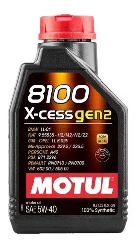 Aceite Motor W Sint Tico X Cess Motul X L Mercadolibre