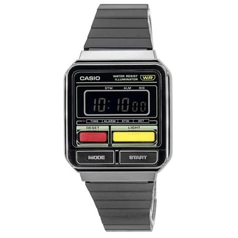 Casio Vintage Digital Stainless Steel Bracelet Quartz A Wegg B