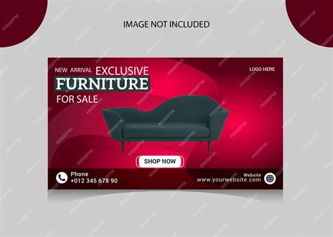 Premium Vector Creative Furniture Sale Promotion Facebook Cover Template