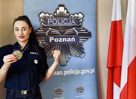 Policjantka Z Poznania Karolina Juja Jako Reprezentantka Kadry Polski W