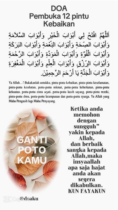 doa pembuka  pintu kebaikan youtube