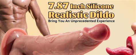 Amazon Sex Toys 7 87 Realistic Silicone Dildo With Strong Suction Cup Curved G Spot