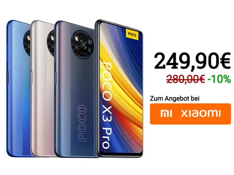 Xiaomi Poco X3 Pro: Nur heute im Hersteller-Shop zum Knallerpreis ...