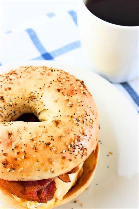 Breakfast Bagel Sandwich • Now Cook This