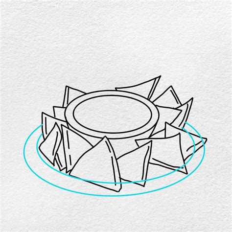 how to draw nachos