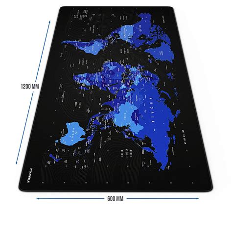 Csl Titanwolf Gaming Mouse Pad Xxl X Mm World Map