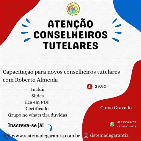 Para Ser Conselheiro Tutelar Precisa Ter Curso Superior - Curso gravado para Conselheiros Tutelares - Sistema de Garantia ...