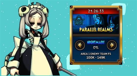 Struggling Through Nightmare Parallel Realms Skullgirls Mobile Youtube