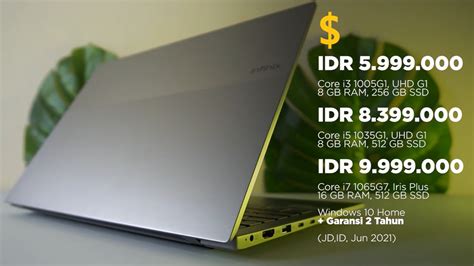 Heboh Laptop Murah Infinix Inbook X1 Intel Core I3i5i7 Gen 10 Tapi