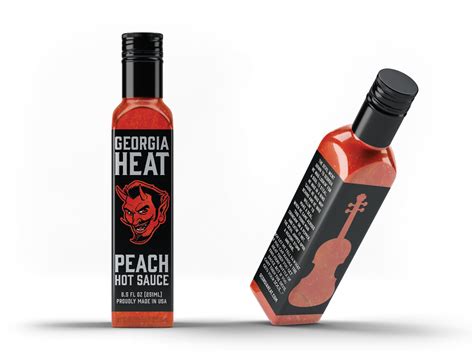 Georgia Heat Hot Sauce By Brandon Hall On Dribbble