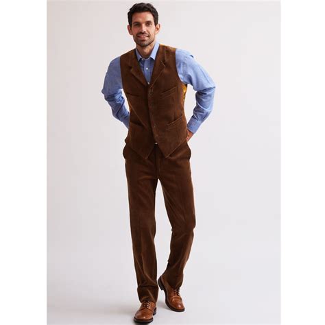 Chestnut York Corduroy Trousers Mens Country Clothing Cordings