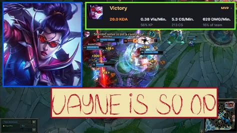 Let S Play Vayne Adc SOLO Carry S11 YouTube