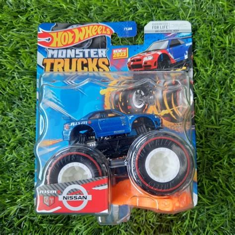 Jual Hot Wheels Monster Trucks Nissan Skyline R34 Nismo GT R R Tune Treasure Hunt Shopee Indonesia