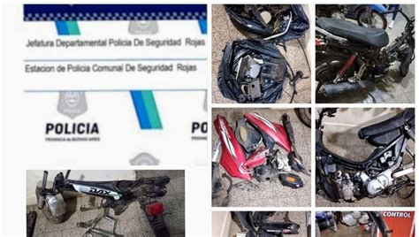 Recuperan Motos Robadas En Rojas Diario Democracia