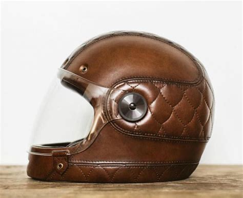 Leather Motorcycle Helmets