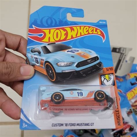Hot Wheels MUSTANG GULF Shopee Brasil