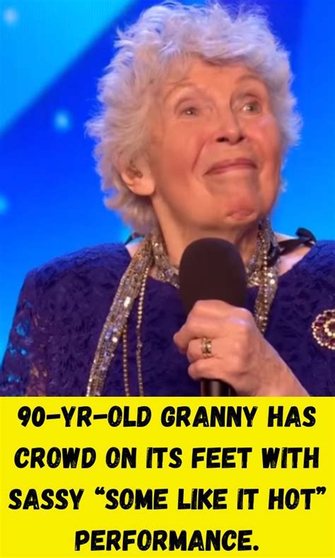 Yr Old Granny Has Crowd On Its Feet With Sassy Some Like It Hot Performance In Red