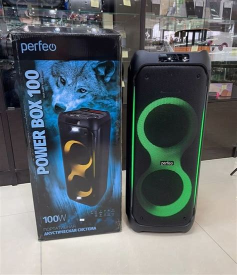 Perfeo Power Box 100 Infinity is a powerful 100W speaker with two ...