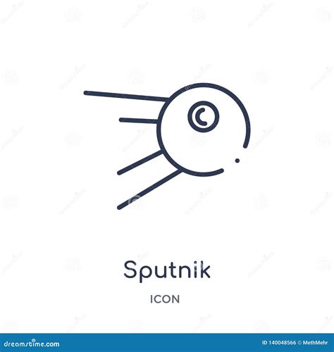 Sputnik Icon Trendy Sputnik Logo Concept On White Background Fr