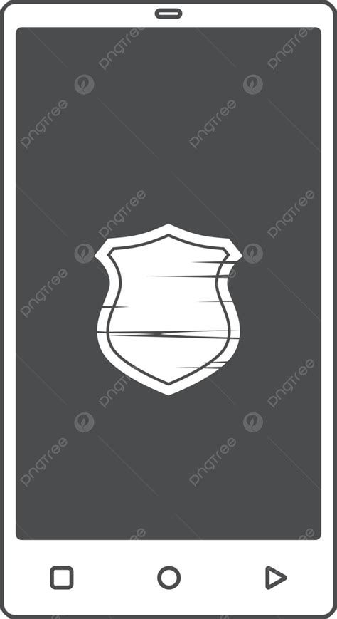Securing Your Mobile Phone With Antivirus Shield And Theme Guard Vector, Phone, Security, Guard