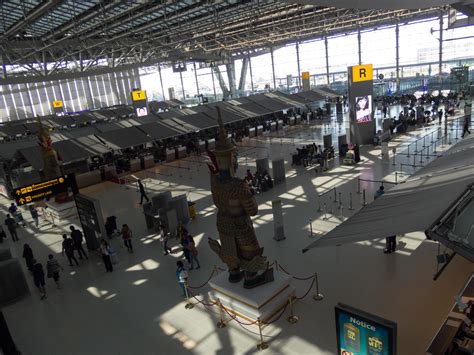Suvarnabhumi BANGKOK THAILAND31 OCTOBER 2018In the airport passengers