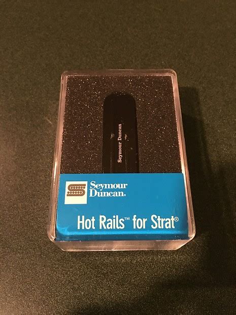 Seymour Duncan Hot Rails For Strat Bridge Black Reverb