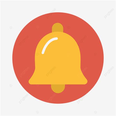 Alarm Bell Flat Icon Vector Notification Bell Alert Png And Vector