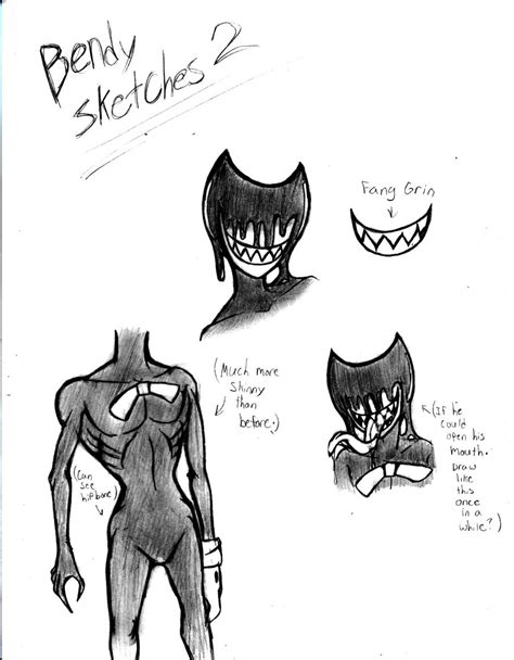 Bendy Sketches 2 By Atsyrc On Deviantart