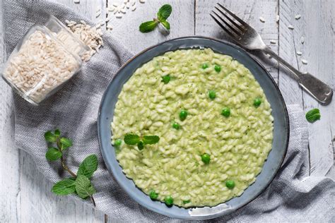 Risotto Con Piselli E Menta Fresco E Facile Da Preparare