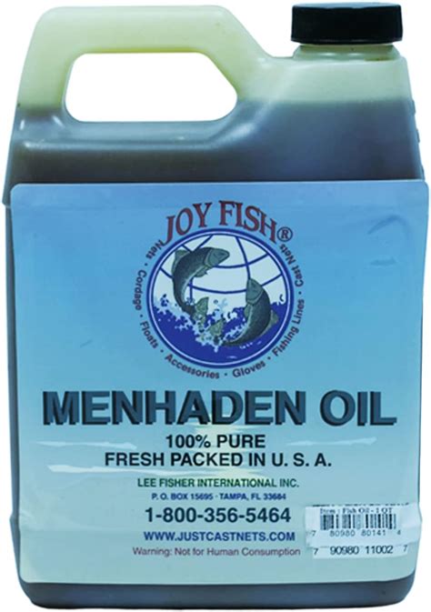 Joy Fish 100 Pure Menhaden Oil Quart Sports And Outdoors