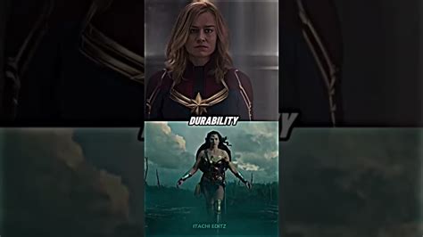 Captain Marvel Vs Wonder Woman Requested Youtube