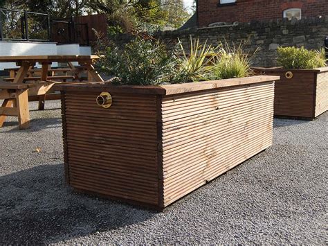 stylish durable planters  urban landscapes bollard street