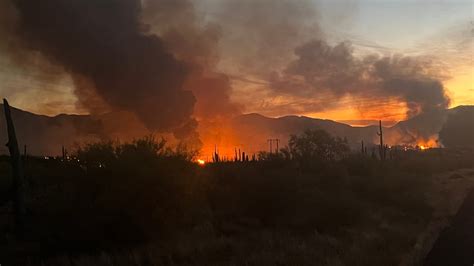 Simmons Fire: Evacuations lifted near Kearny | FOX 10 Phoenix