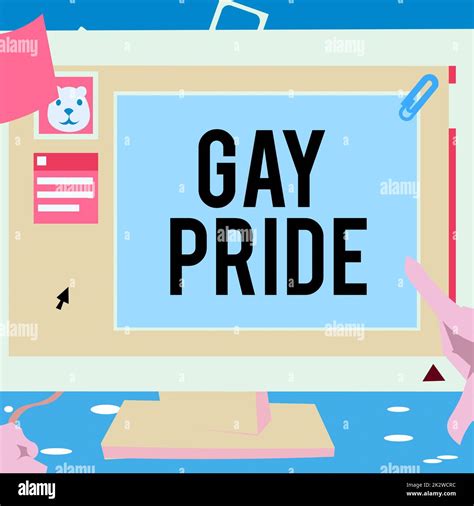 Text Caption Presenting Gay Pride Word Written On Dignity Of An Idividual That Belongs To