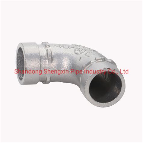 Ductile Iron Grooved Fitting Elbow 90 Degree FM UL CE Galv China