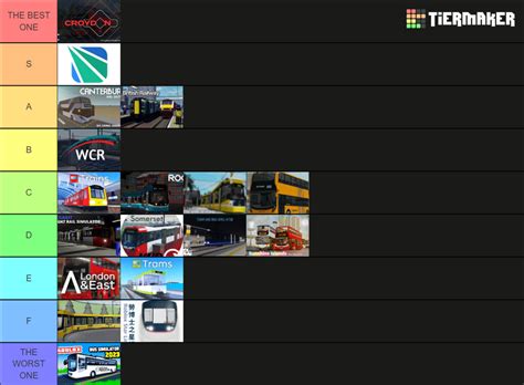 Roblox Transport Games Tier List Community Rankings Tiermaker
