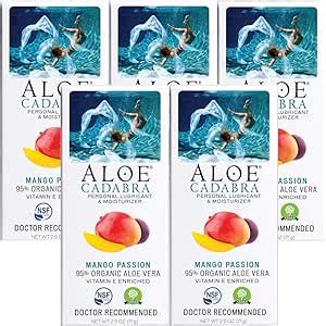 Amazon Aloe Cadabra Flavored Personal Lubricant Organic Passion Lube For Anal Sex Oral