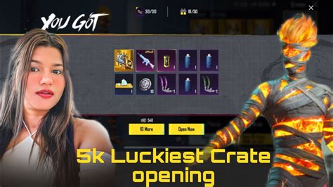 Luckiest Crate Opening 5K Uc I Got Everything Tips And Tricks To Get