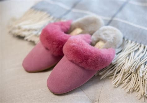 Natural Sheepskin Slippers Boots British Made Footwear Drapers