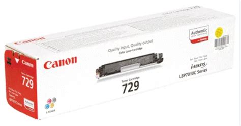 Original Canon 729 Yellow Laser Cartridge - The Inkdrop