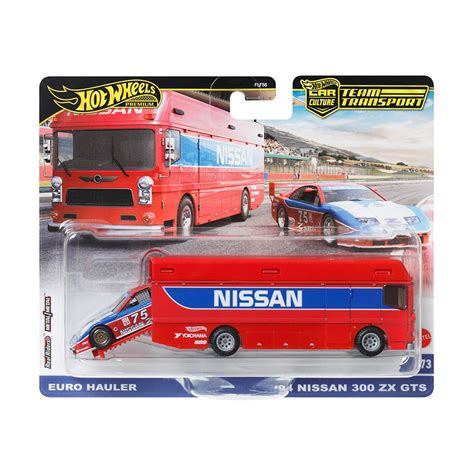 Hot Wheels Team Transport Flf Euro Hauler Nissan Zx Gts Ozon