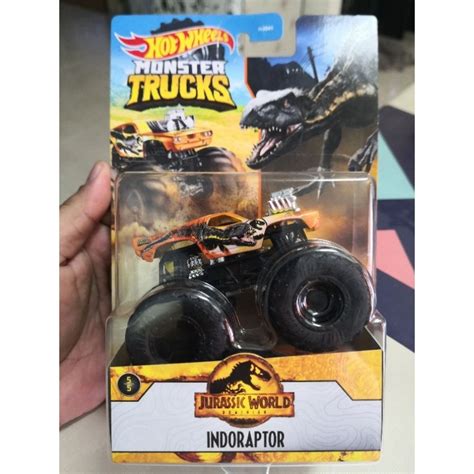 Hot Wheels Monster Trucks Jurassic World Indoraptor Shopee Malaysia