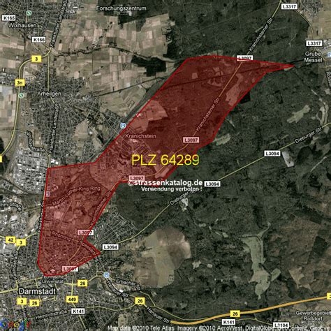 Postleitzahlgebiet 64289 - PLZ